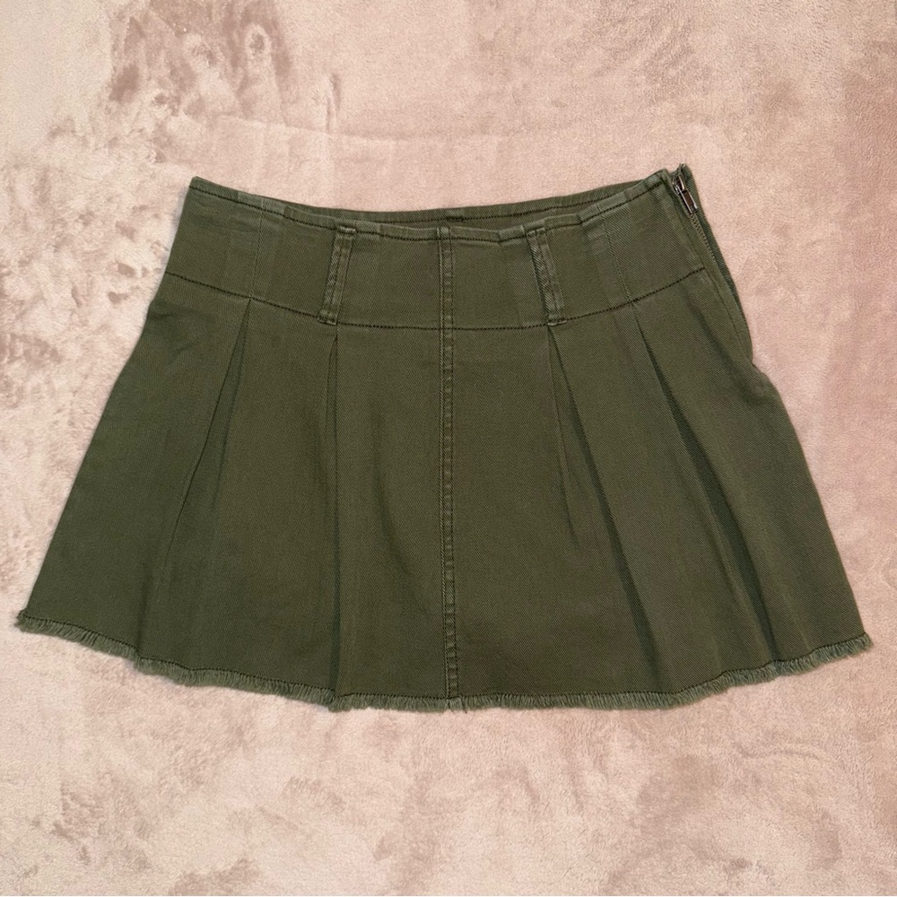 BP pleated low rise mini skirt short size S